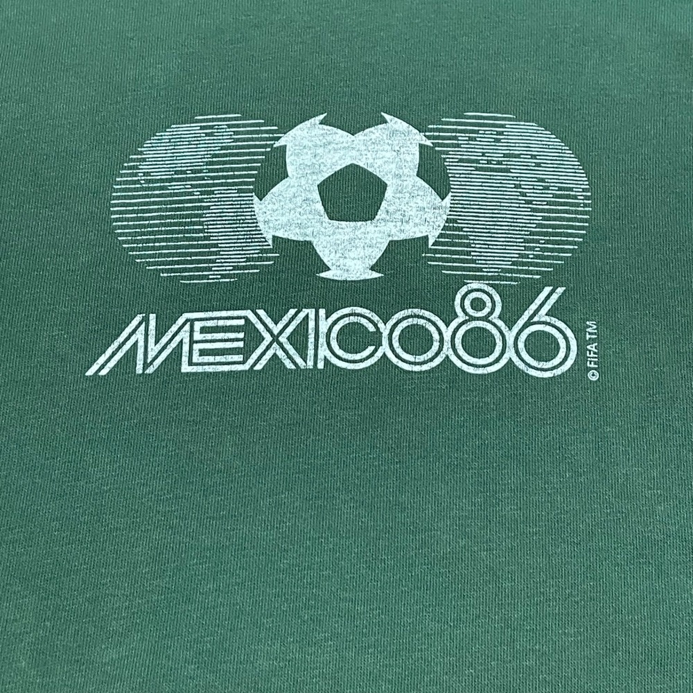 GAP x FIFA World Cup Mexico 86 Retro Dark Green Kanga Pocket Hoodie Large NWT